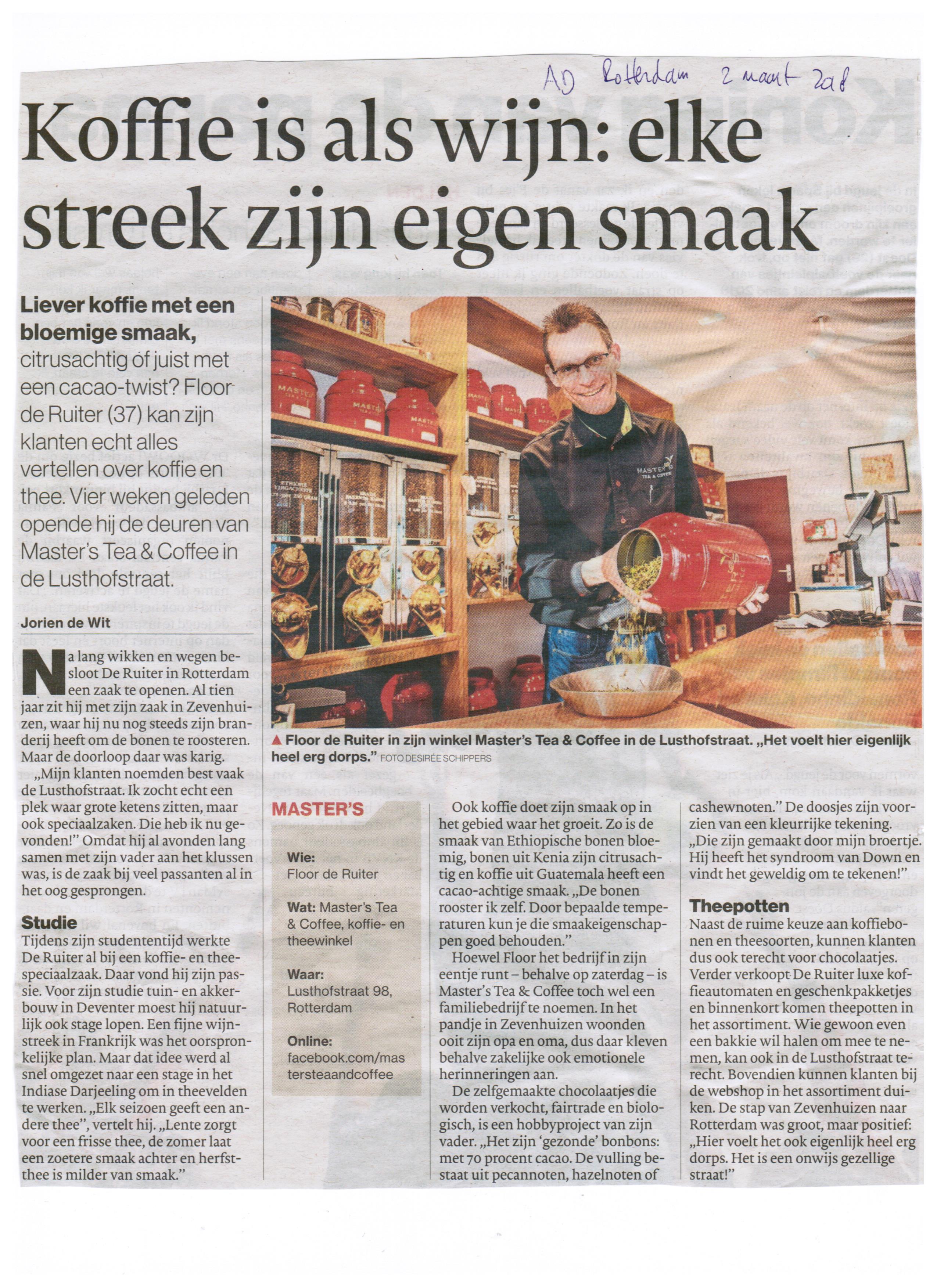 Koffie is als wijn!