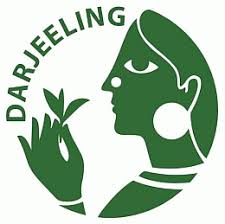 Darjeeling logo, beschermd theegebied.